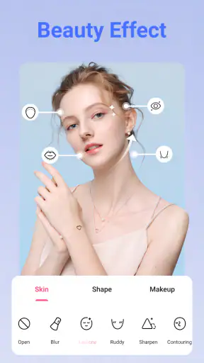Câmera de beleza - ButyFace screenshot