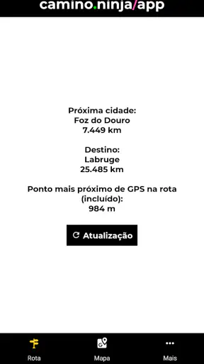Camino Ninja App screenshot