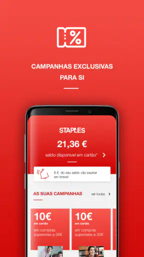 Cartão Staples screenshot