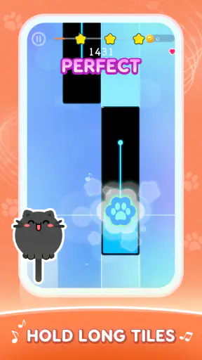 Cat Piano Tiles-Jogo de música screenshot