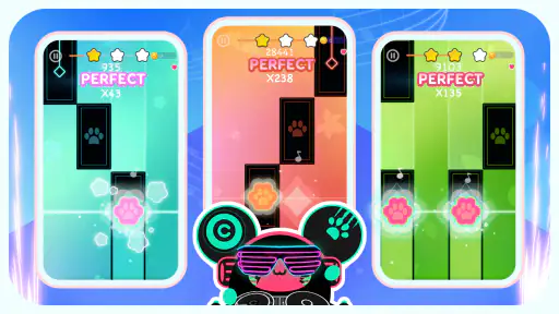 Cat Piano Tiles-Jogo de música screenshot