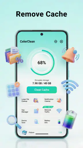 CelerClean: Limpeza Móvel screenshot