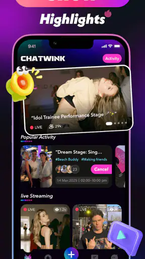 ChatWink:Live Dance Video Chat screenshot
