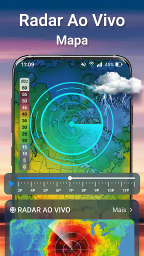 Clima e Notícias: Radar screenshot