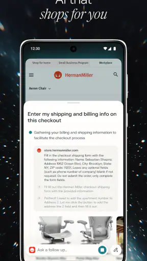 Comet: Navegador com IA screenshot