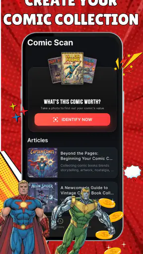 Comic book scanner screenshot
