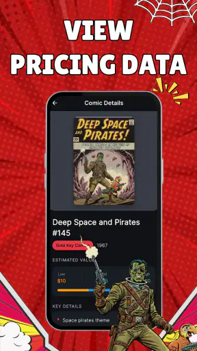 Comic book scanner screenshot