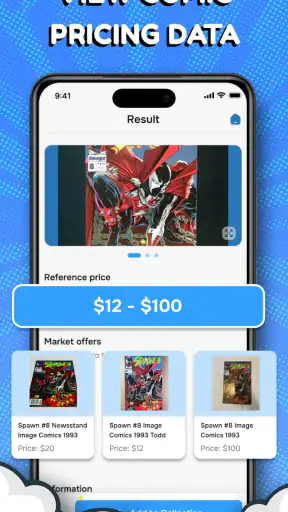 Comic Book Value Scanner screenshot