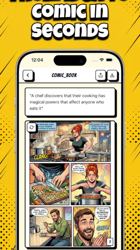 Comikaze - Crie Comics Manga screenshot