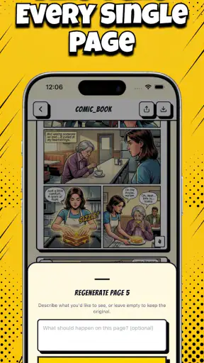 Comikaze - Crie Comics Manga screenshot