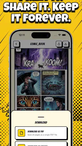 Comikaze - Crie Comics Manga screenshot
