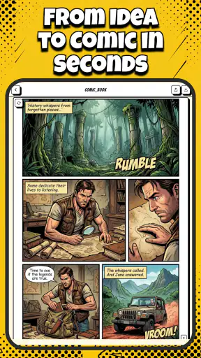 Comikaze - Crie Comics Manga screenshot