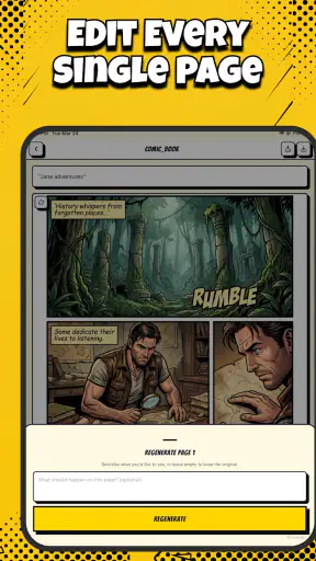 Comikaze - Crie Comics Manga screenshot