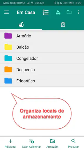 Compras e controle de validade screenshot