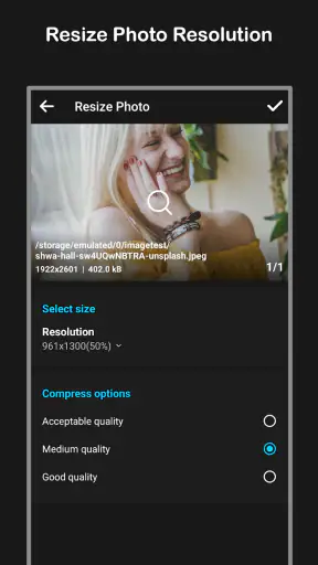 Compressor de imagem screenshot
