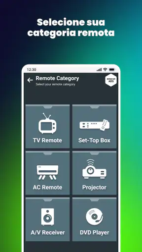 Controle remoto para TVs screenshot