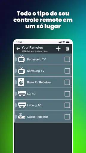 Controle remoto para TVs screenshot