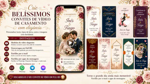 Convite de Casamento em Vídeo screenshot