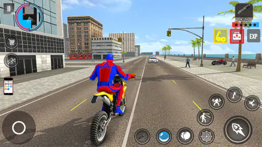 Corda de Aranha Herói do Crime screenshot