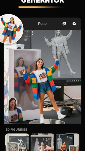 Criador de Imagens de IA -Pose screenshot