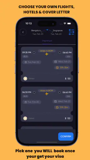 Criar Itinerário de Voo screenshot