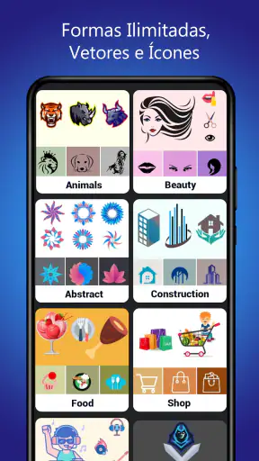 Criar Logotipo design logo app screenshot