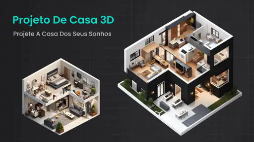 Criar planta baixa de casa 2D screenshot