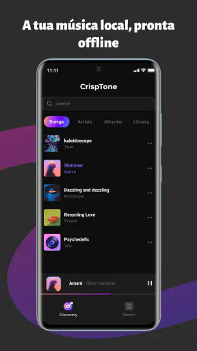CrispTone: Música offline screenshot