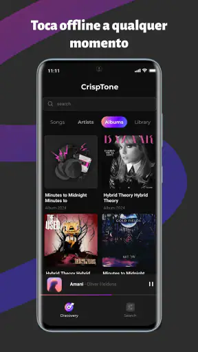 CrispTone: Música offline screenshot