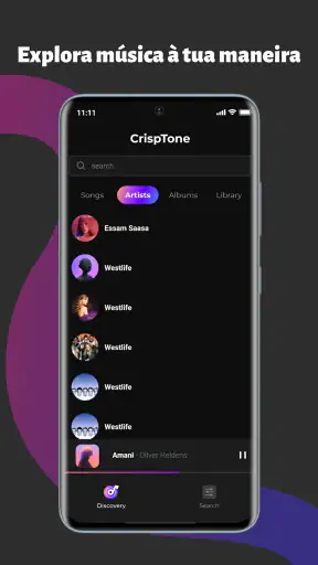CrispTone: Música offline screenshot
