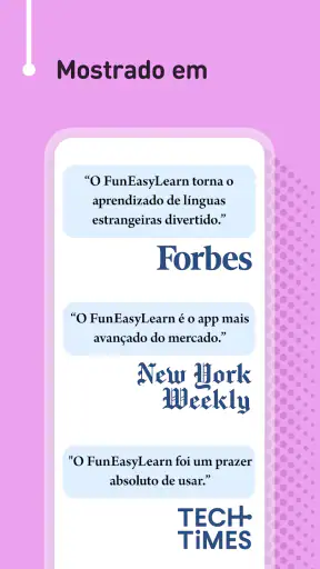Curso de inglês screenshot