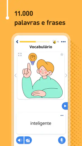 Curso de português screenshot