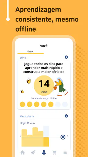 Curso de português screenshot