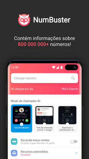 Descubra nome de cujo telefone screenshot