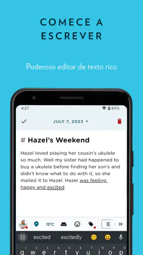 Diário, Jornal - Journey screenshot
