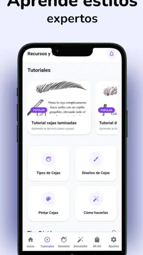 Diseña tus cejas paso a paso screenshot