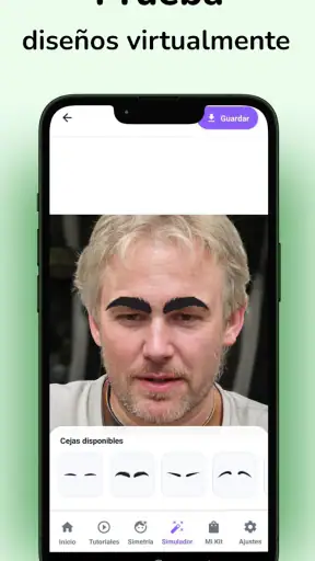 Diseña tus cejas paso a paso screenshot