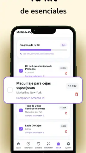 Diseña tus cejas paso a paso screenshot