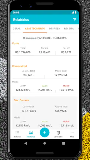 Drivvo - Gestão de veículos screenshot