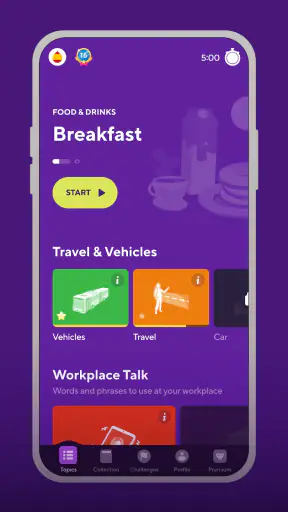 Drops: Aprenda Inglês Fácil screenshot