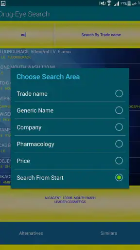 drug eye index screenshot