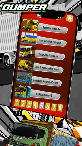 Dumper Truck Mod Bussid screenshot