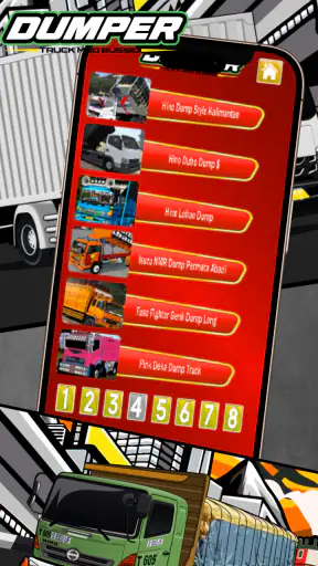 Dumper Truck Mod Bussid screenshot