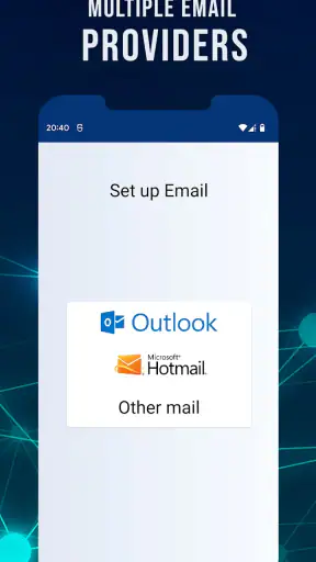 E-mail para Outlook e Hotmail screenshot