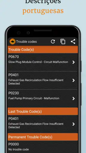 EOBD Facile - OBD2 Car Scanner screenshot