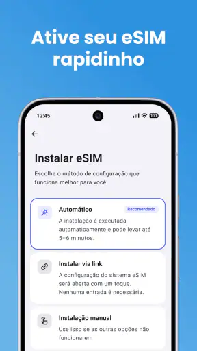 eSIM Viagens e Dados Móveis screenshot