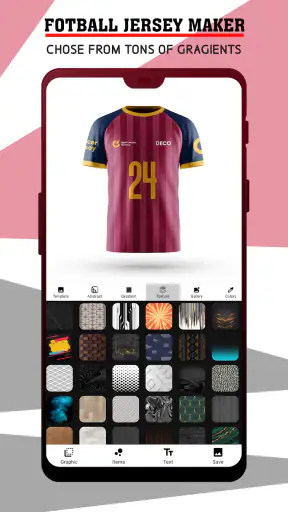 Fabricante de camisas futebol screenshot