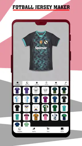 Fabricante de camisas futebol screenshot