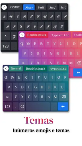 Fonts Aa - Teclado Fontes screenshot