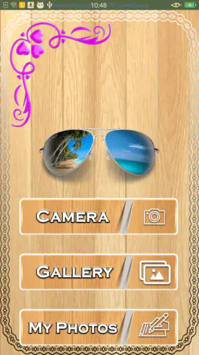 fotos editor fotos dos óculos screenshot